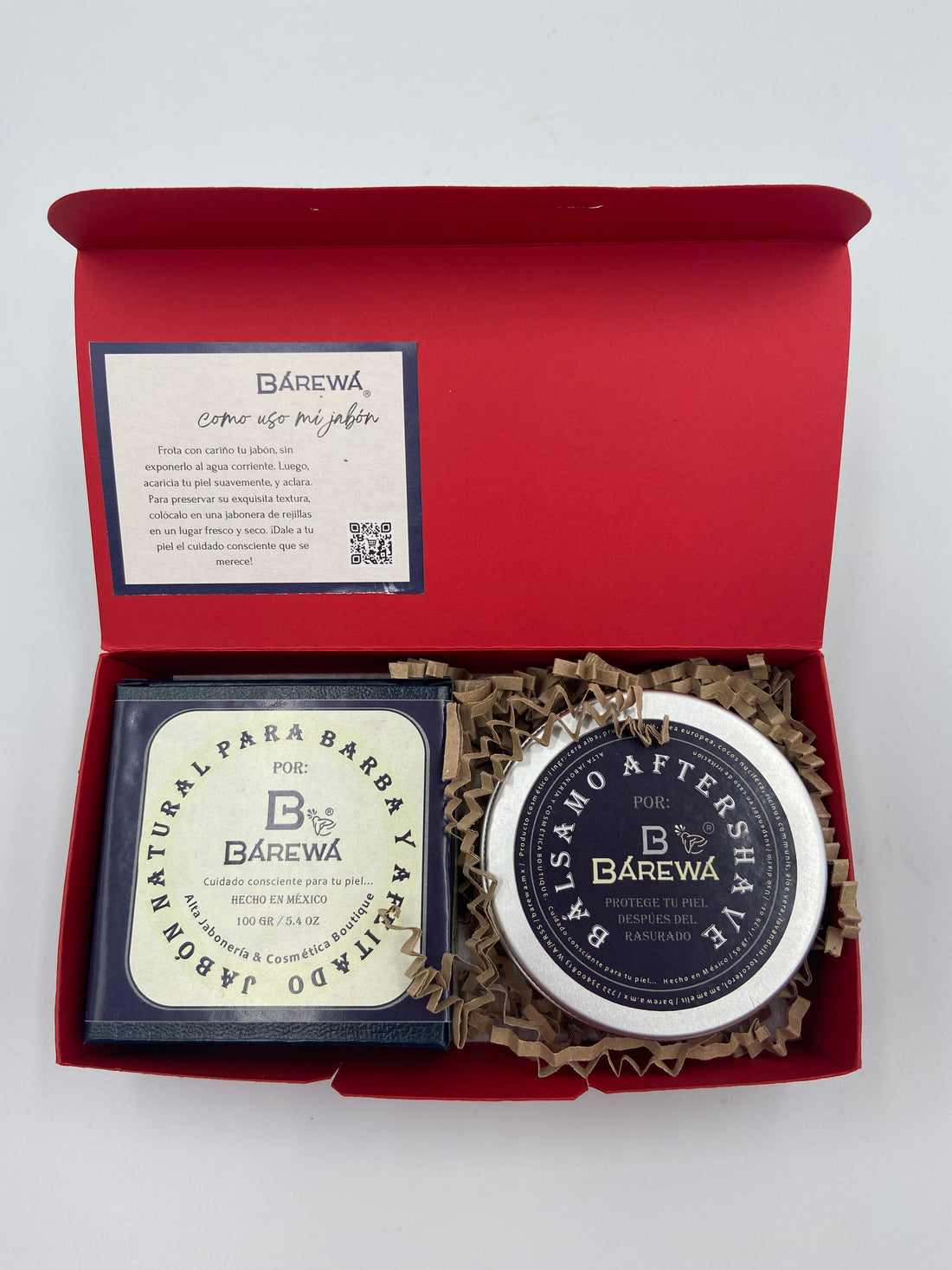 Kit jabón de barba y afeitado y bálsamo aftershave