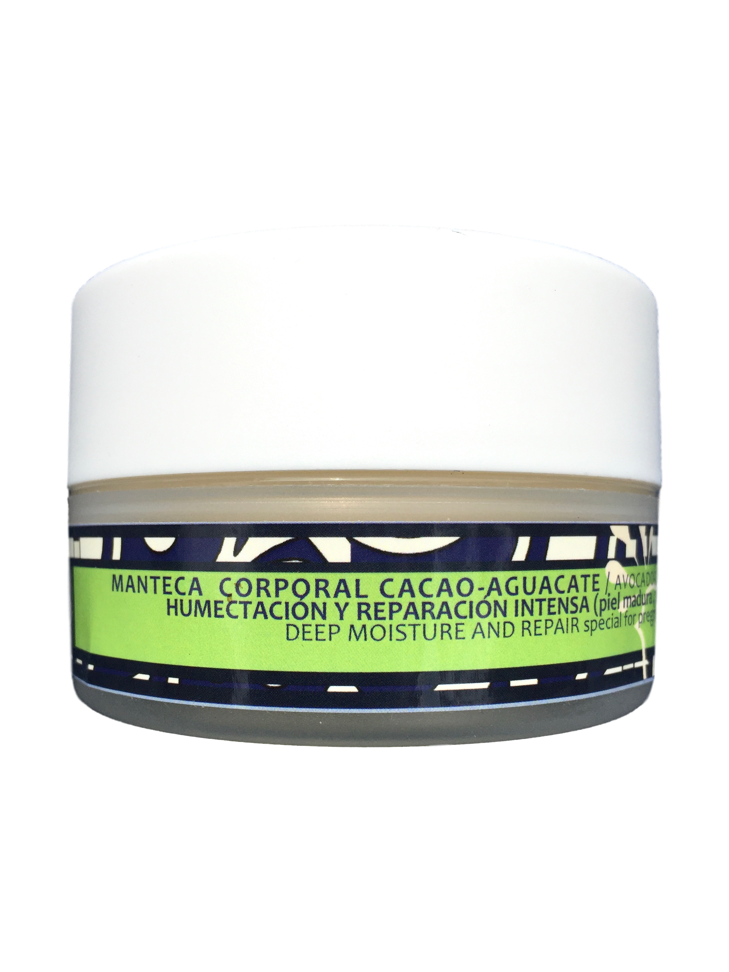 Manteca corporal  cacao-aguacate (humectación y reparación intensiva)
