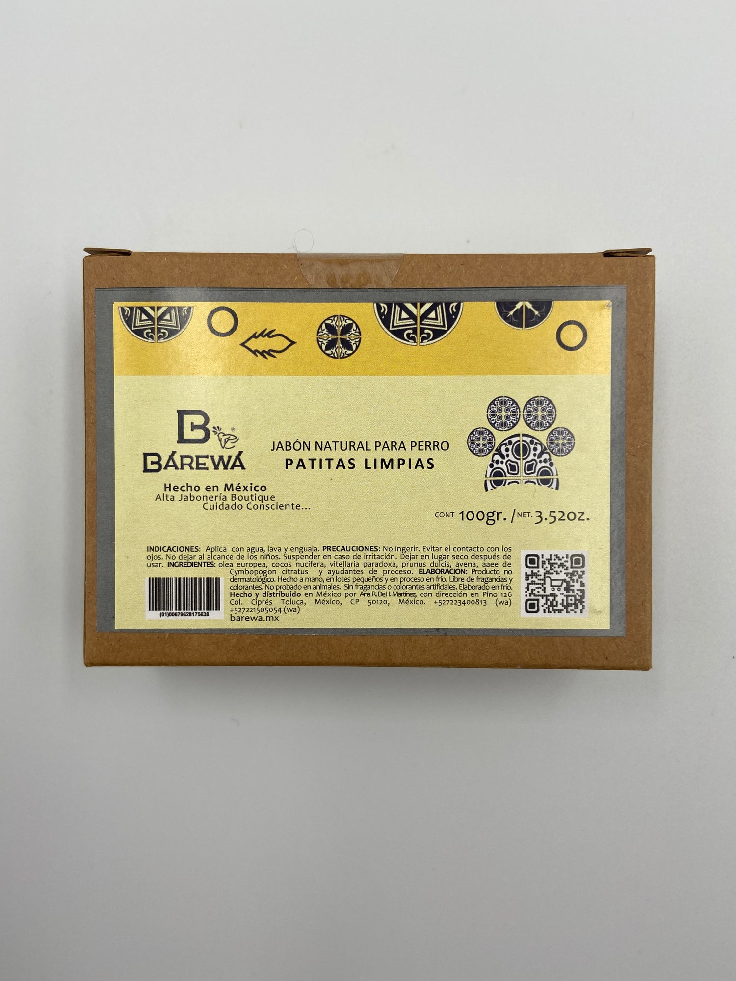 Jabón de mascota: Patitas limpias