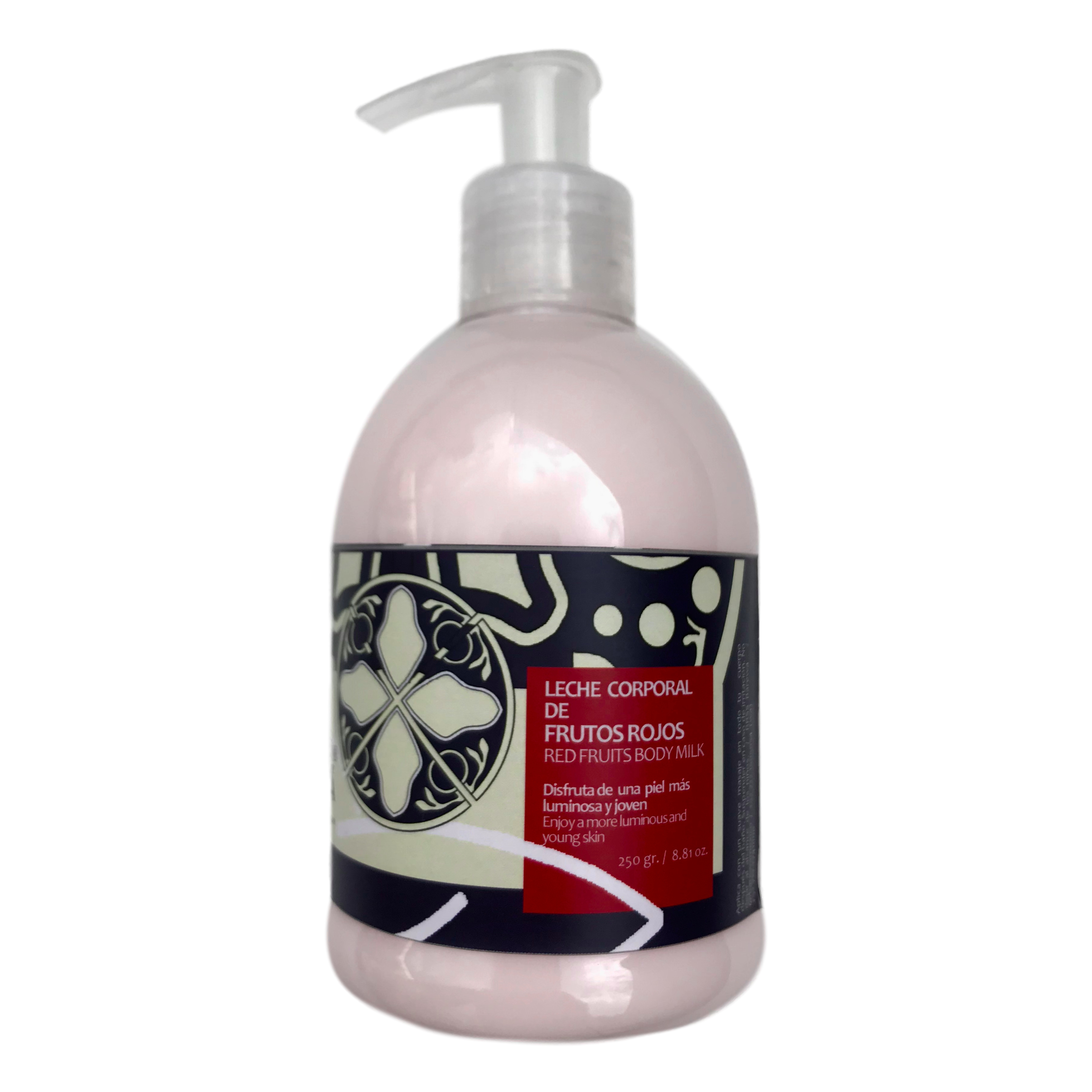 Leche corporal de frutos rojos