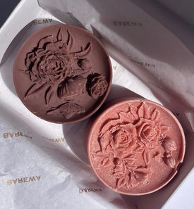 Jabones de chocolate y rosas