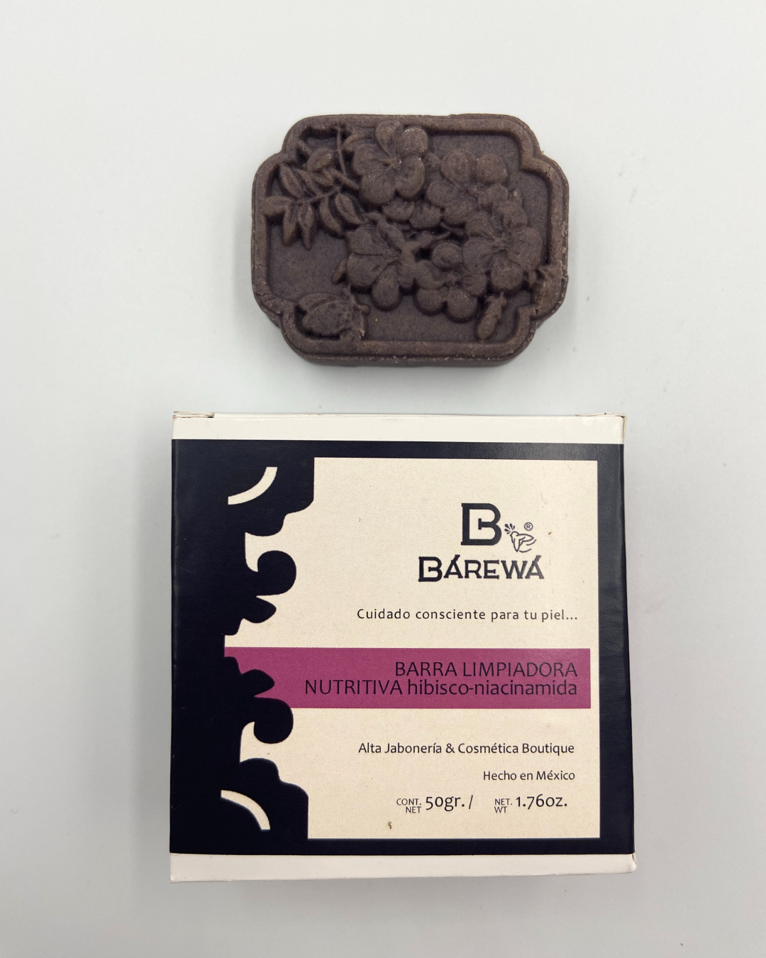 Barra limpiadora nutritiva de hibisco-niacinamida