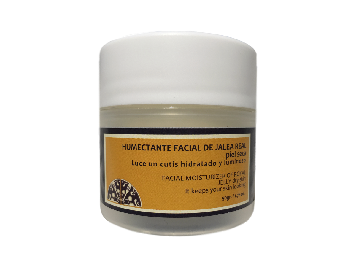 Humectante facial de jalea real- piel sensible y seca