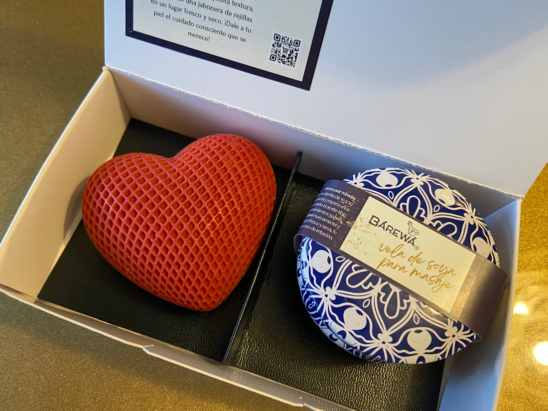 Kit de jabón y vela de masaje