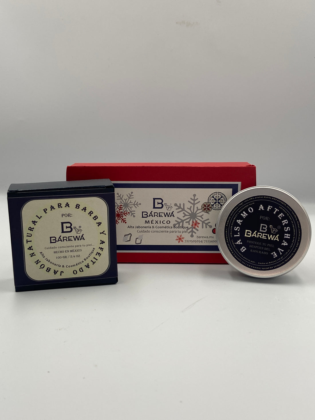 Kit jabón de barba y afeitado y bálsamo aftershave