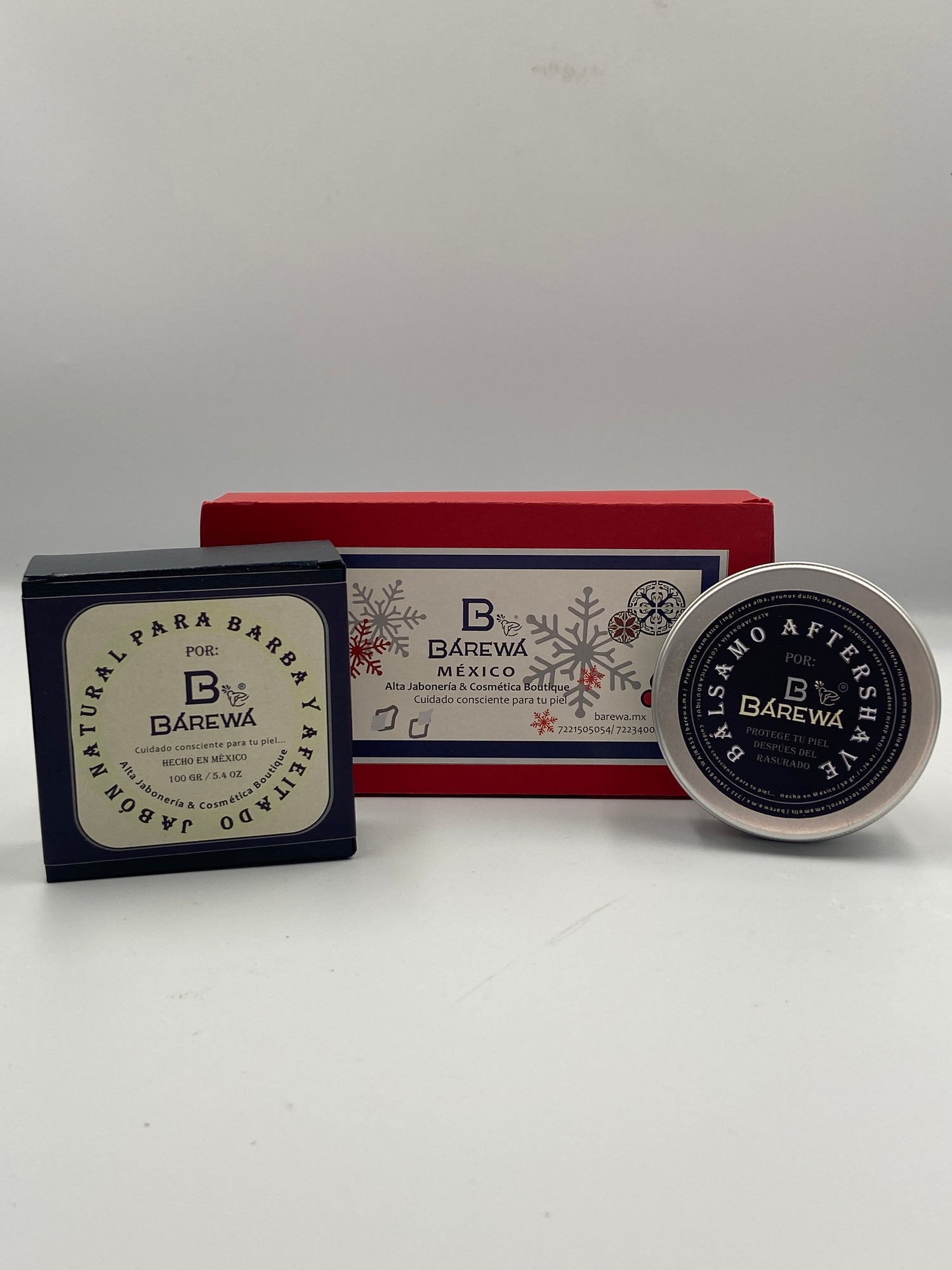 Kit jabón de barba y afeitado y bálsamo aftershave