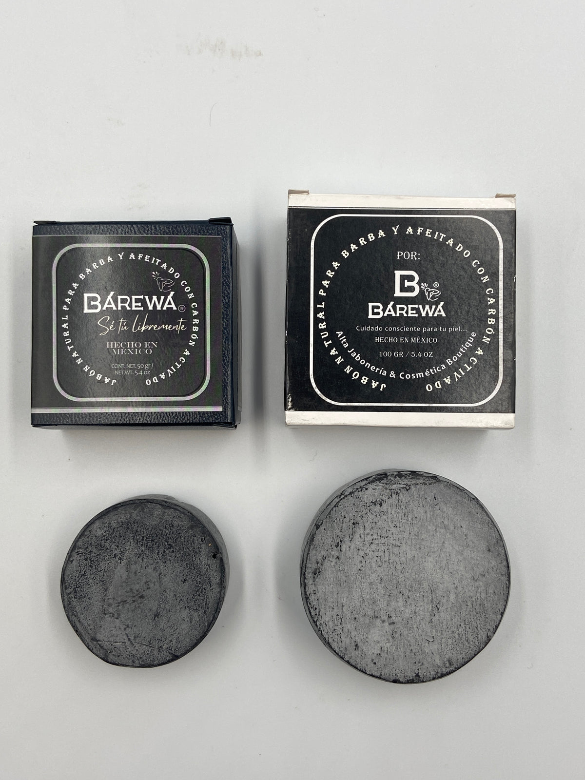 Jabón para barba y afeitado con carbón activado