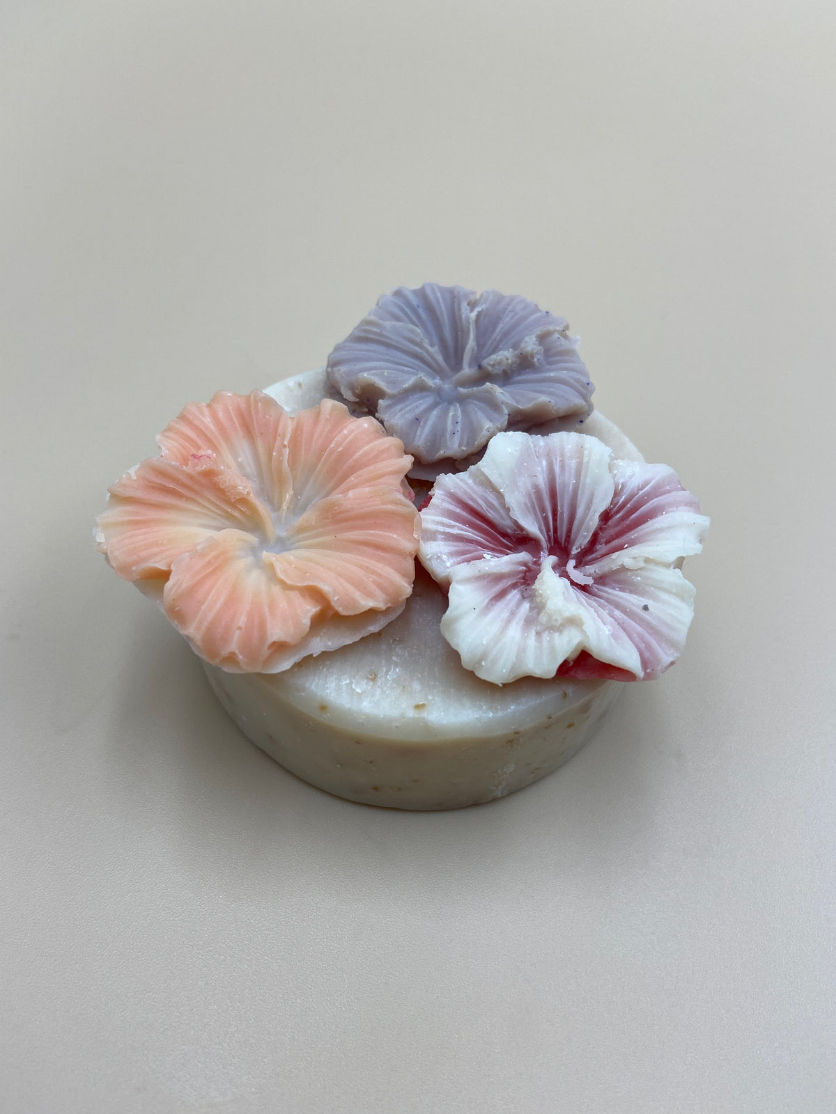 Jabón flor