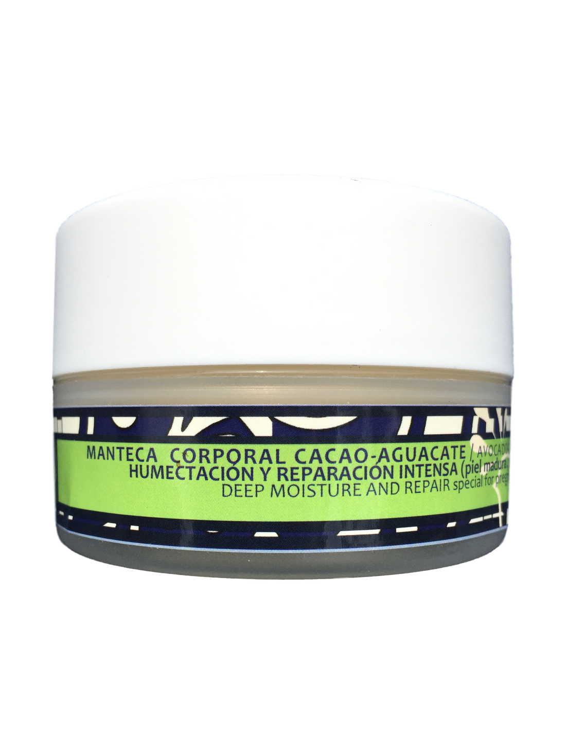 Manteca corporal  cacao-aguacate (humectación y reparación intensiva)