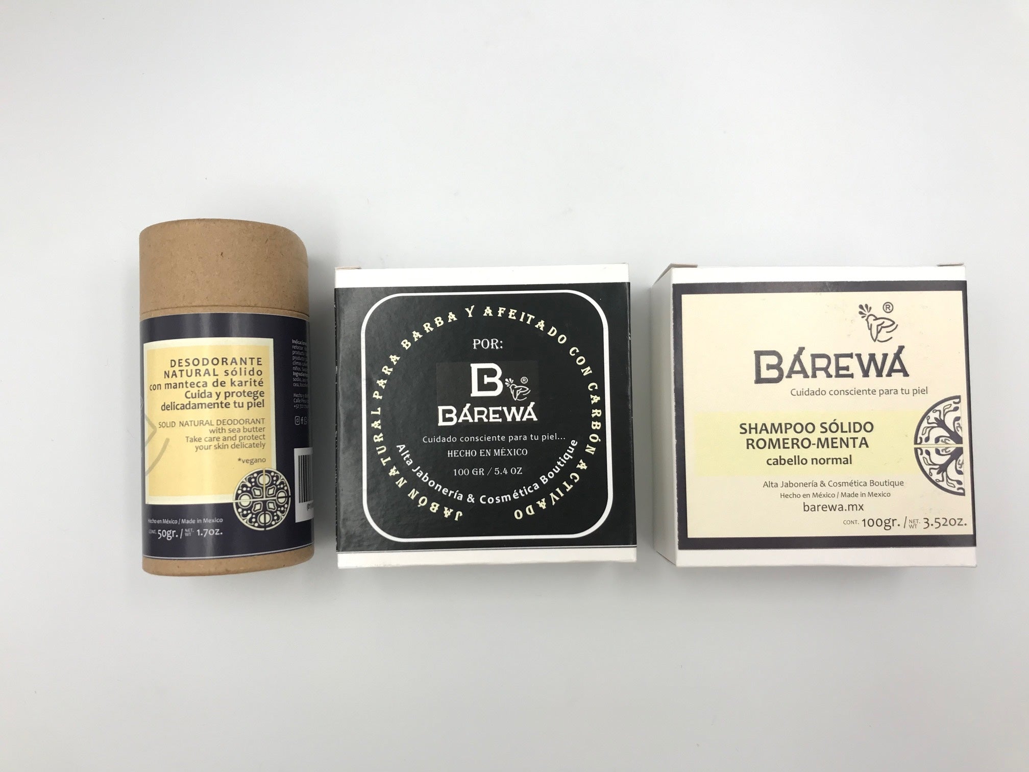 Kit barba, cabello y desodorante